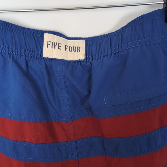Five Four Navy and Burgundy Board Shorts - Picture 6 of 8